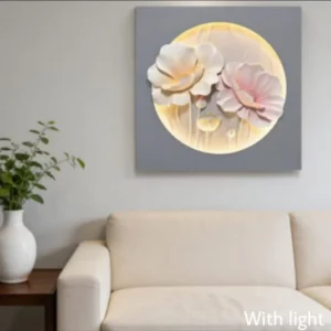 Blooming Petals LED Wall Art