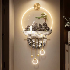 LED Mountain Wall Art