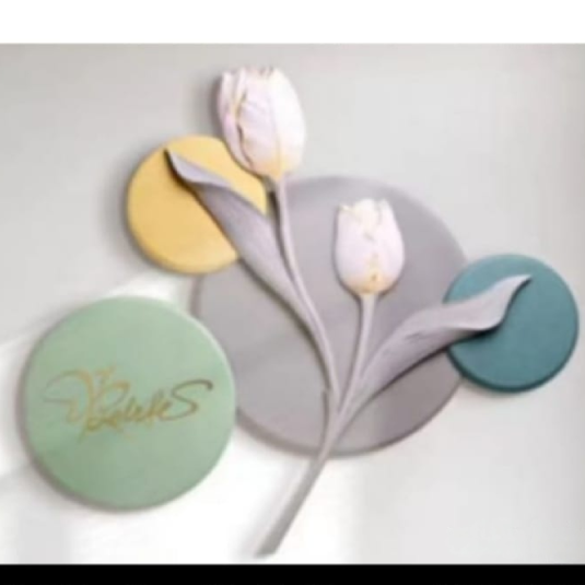Pastel Tulip LED Wall Art