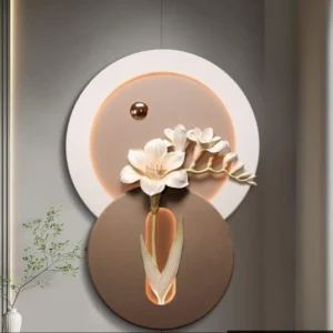 Orchid Glow LED Wall Art