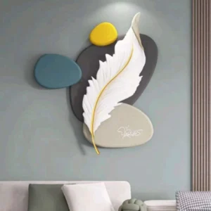 Modern Feather Abstract Wall Art