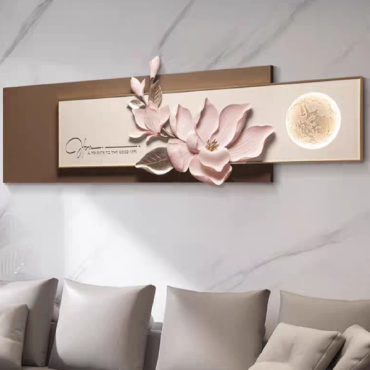 Magnolia Moon LED Wall Art